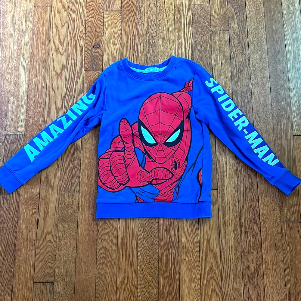 H&M Spider-Man Sweatshirt-Size 6x-7